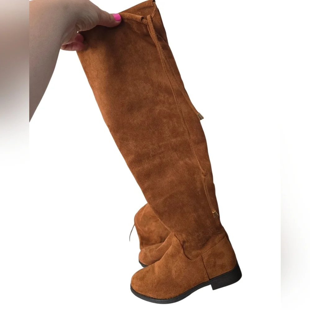 Suede Brown Suede Boots Size 7